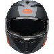 Bell Lithium Motorcycle Helmet - Shear Matte Gray/Orange