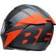 Bell Lithium Motorcycle Helmet - Shear Matte Gray/Orange