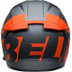 Bell Lithium Motorcycle Helmet - Shear Matte Gray/Orange