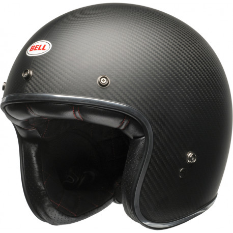 Bell Motorcycle Helmet Custom 500 Carbon - Matte Black