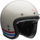 Bell Motorcycle Helmet Custom 500 - Stripes Pearl