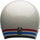 Bell Motorcycle Helmet Custom 500 - Stripes Pearl