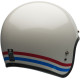 Bell Motorcycle Helmet Custom 500 - Stripes Pearl