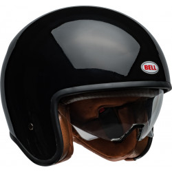 Casque Jet Moto BELL TX501 - Brillant Noir