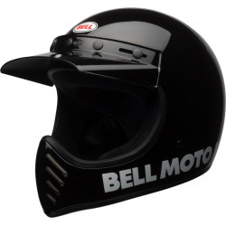 BELL Moto-3 Classic Motorcycle Helmet - Gloss black