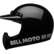 BELL Moto-3 Classic Motorcycle Helmet - Gloss black