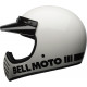 BELL Moto-3 Classic Motorcycle Helmet - Gloss White