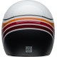 BELL Moto-3 RSD Motorcycle Helmet - Saddleback Satin/Gloss White/Black