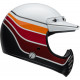 BELL Moto-3 RSD Motorcycle Helmet - Saddleback Satin/Gloss White/Black