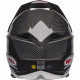 Casque Moto BELL Moto-10 Spherical Brillant Noir blanc