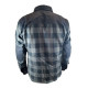 Harisson Ranger Motorcycle Shirt Grey / Black