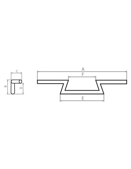 Fehling Z-Lenker 25.4 mm Ø (1") / 800 mm