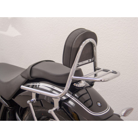 Sissy Bar made from tube with pad and carrier - BMW R18 2021 /+