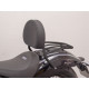 Driver Sissy Bar with big rounded pad and carrier - BMW R18 2021 /+