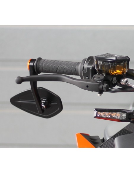 MG-Biketec Handlebar end mirrors type 4 for Triumph