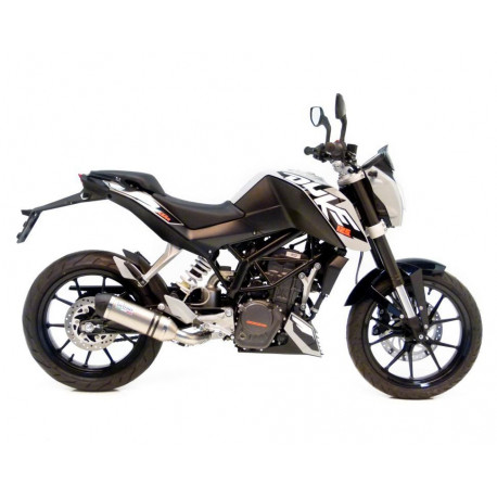 Echappement Leovince LV ONE Inox - KTM Duke 125​, 2011-16 /​200, 2012-14