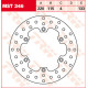 Brake disc Rear TRW MST331