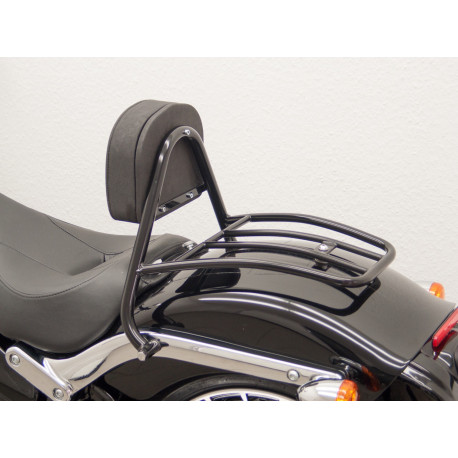 Sissy bar conducteur avec coussin et porte-bagages Fehling - Harley Davidson 1690 FXSB Breakout 13-16 // 1690 FXSB Breakout 2017