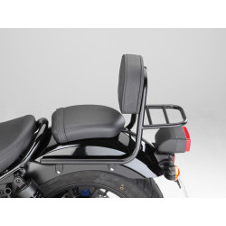 Sissy Bar en tube avec coussin et support Fehling - Honda CMX 500 Rebel 2017-19 // CMX 500 Rebel / S Rebel 2020 /+