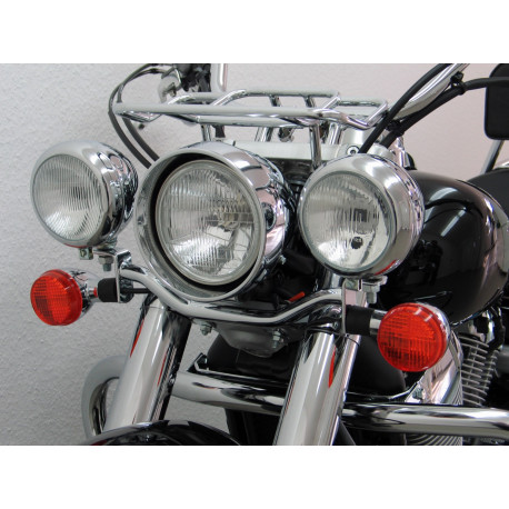 Fehling Mounting Bar for additional spotlights - Honda VT 750 Shadow 2004 /+ // Black Spirit 2007-13