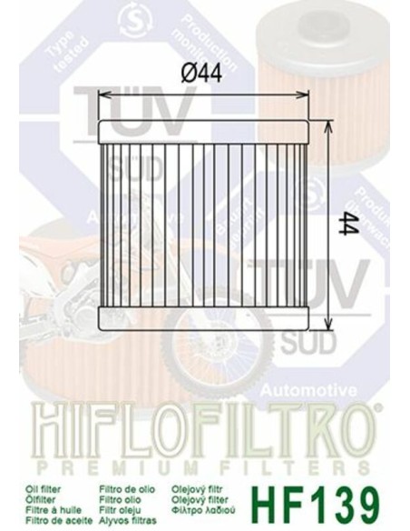 HIFLOFILTRO HF139