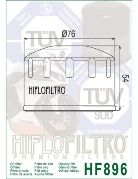 Hiflo ÖLFILTER HF896