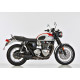 Auspuff Shark Retro Classic - Triumph Bonneville T100 2016-20 // Bonneville T120 2016-20