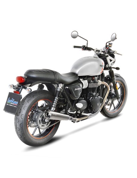 Auspuff Leovince Classic Racer - Triumph Street Twin/ 2016-20