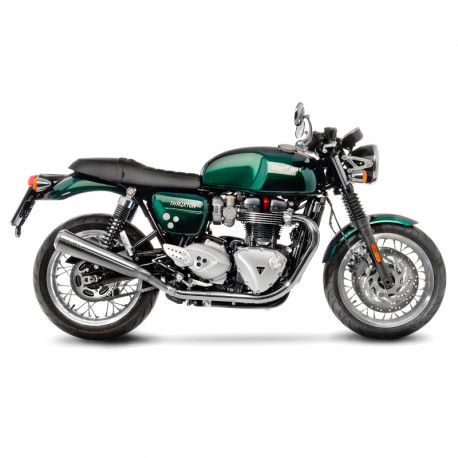 Exhaust Leovince Classic Racer INOX - Triumph Thruxton/ 2016-18