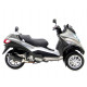 Auspuff Leovince LV NERO - Piaggio MP3 400​ - 2007-12 /​500 - 2011-16