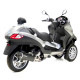 Auspuff Leovince LV NERO - Piaggio MP3 400​ - 2007-12 /​500 - 2011-16