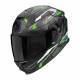 Motorradhelm Scorpion EXO-GT SP AIR FLEX Noir Mat-Gris-Vert