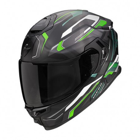 Casque Moto Scorpion EXO-GT SP AIR FLEX Noir mat-Argent