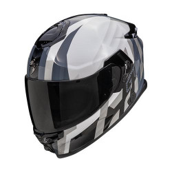 Casque Moto Scorpion EXO-GT SP AIR TOURADVEN Pearl White-Silver