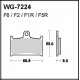 Disc brake pads WRP WG-7224