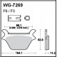 Scheibenbremsbeläge WRP WG-7269