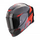 casque moto scorpion EXO-R1 EVO ONYX CARBON AIR RALLY Noir-Rouge