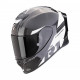 ScorpionEXO-R1 EVO ONYX CARBON AIR RALLY Motorcycle Helmet Black-White