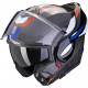 Casque Moto Scorpion EXO-TECH EVO CARBONE ROVER Air Noir-Rouge-Bleu