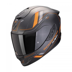 Scorpion EXO-1400 EVO II CARBON AIR REIKA Motorcycle Helmet Matt Black-Orange