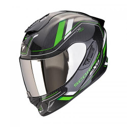 Casque Moto Scorpion EXO-1400 EVO II CARBON AIR MIRAGE Noir-Vert