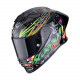 Scorpion EXO-R1 EVO II AIR SAVAGE Motorcycle Helmet Black-Green-Orange