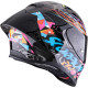 Casque Moto Scorpion EXO-R1 EVO II AIR SAVAGE Noir-Bleu-Rose