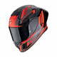 Casque Moto Scorpion EXO-R1 EVO II AIR VITAL Noir-Argent-Rouge