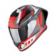 Casque Moto Scorpion EXO-R1 EVO II AIR VITAL Gris-Blanc-Rouge