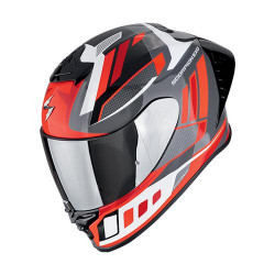 Motorradhelm Scorpion EXO-R1 EVO II AIR VITAL Grau-Weiss-Rot