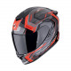 Motorradhelm Scorpion EXO-1400 EVO II AIR LINART Schwarz Rot