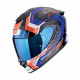 Casque Moto Scorpion EXO-1400 EVO II AIR LINART Noir-Bleu-Rouge