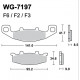 Disc brake pads WRP WG-7197