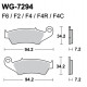 Disc brake pads WRP WG-7294